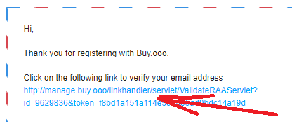 Confirmando la dirección de correo