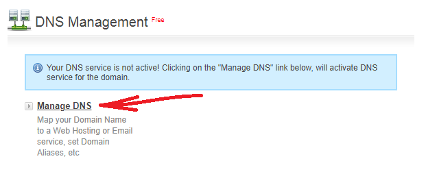 Encontrando la gestión de DNS
